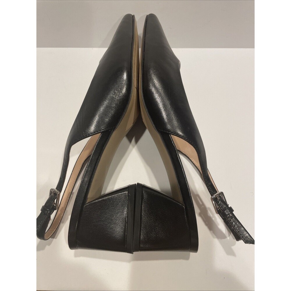 Franco Sarto Black Leather Slip Back Size 8.5 NIB - Picture 8 of 12